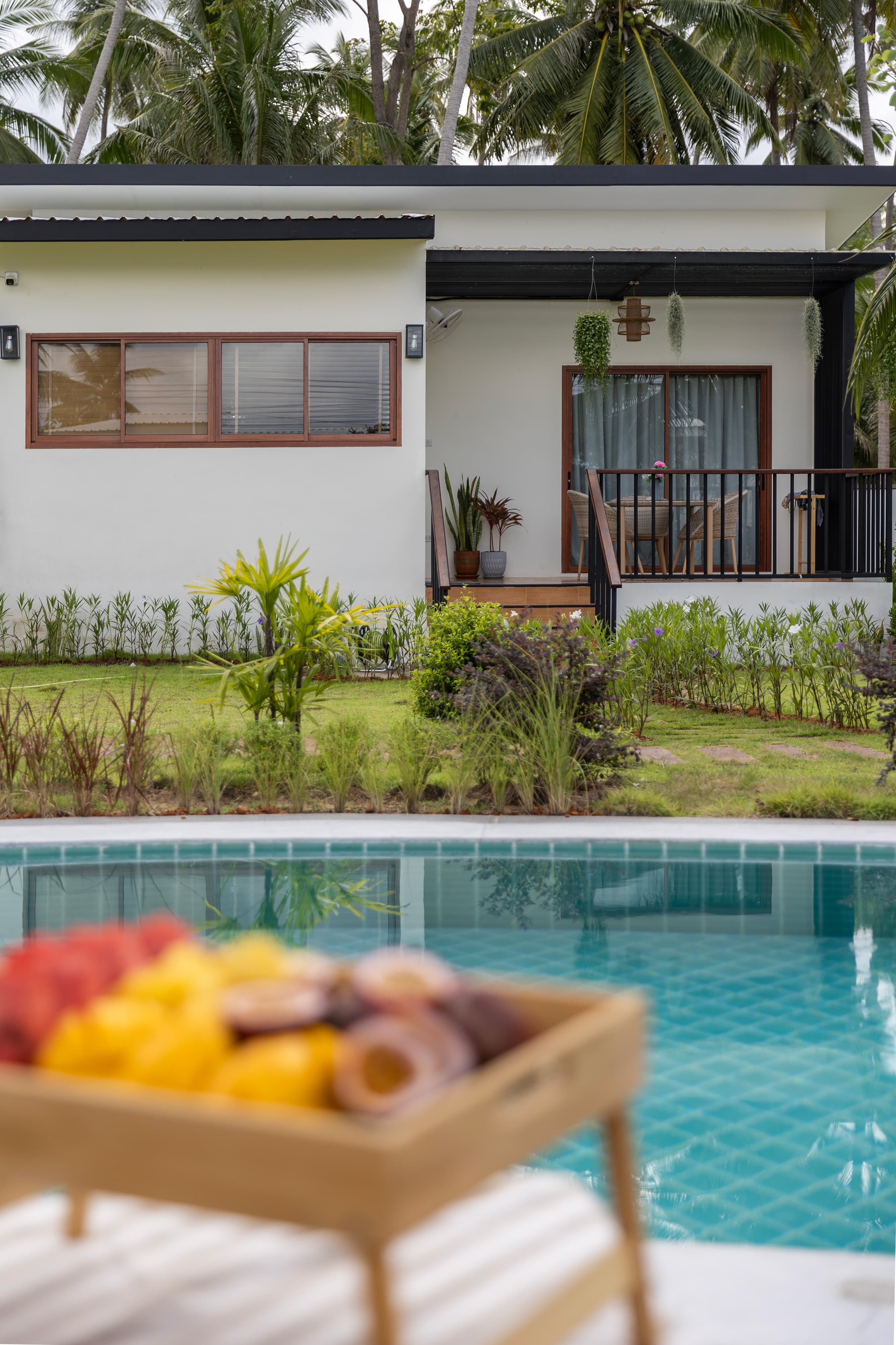 Caya Beach resort and beachfront at golden hour