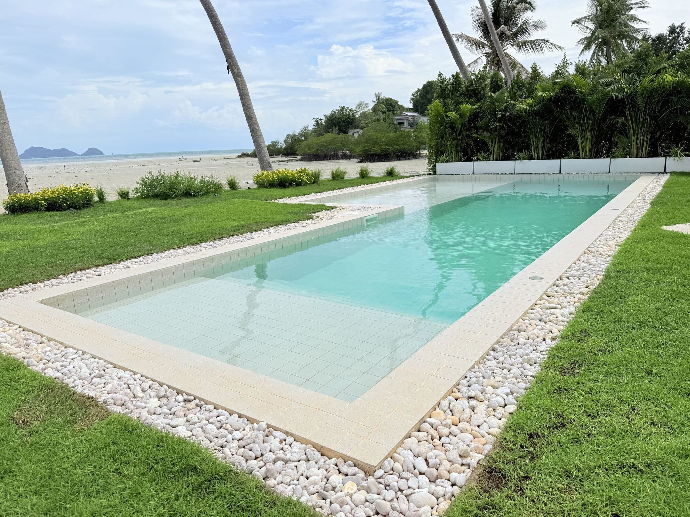 La Mer, Villa 2 at Hin Kong Villas by Satori — private pool running towards Hin Kong Beach